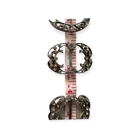 Assorted collection of antique buckles. 4 pieces - Picture 8 of 9